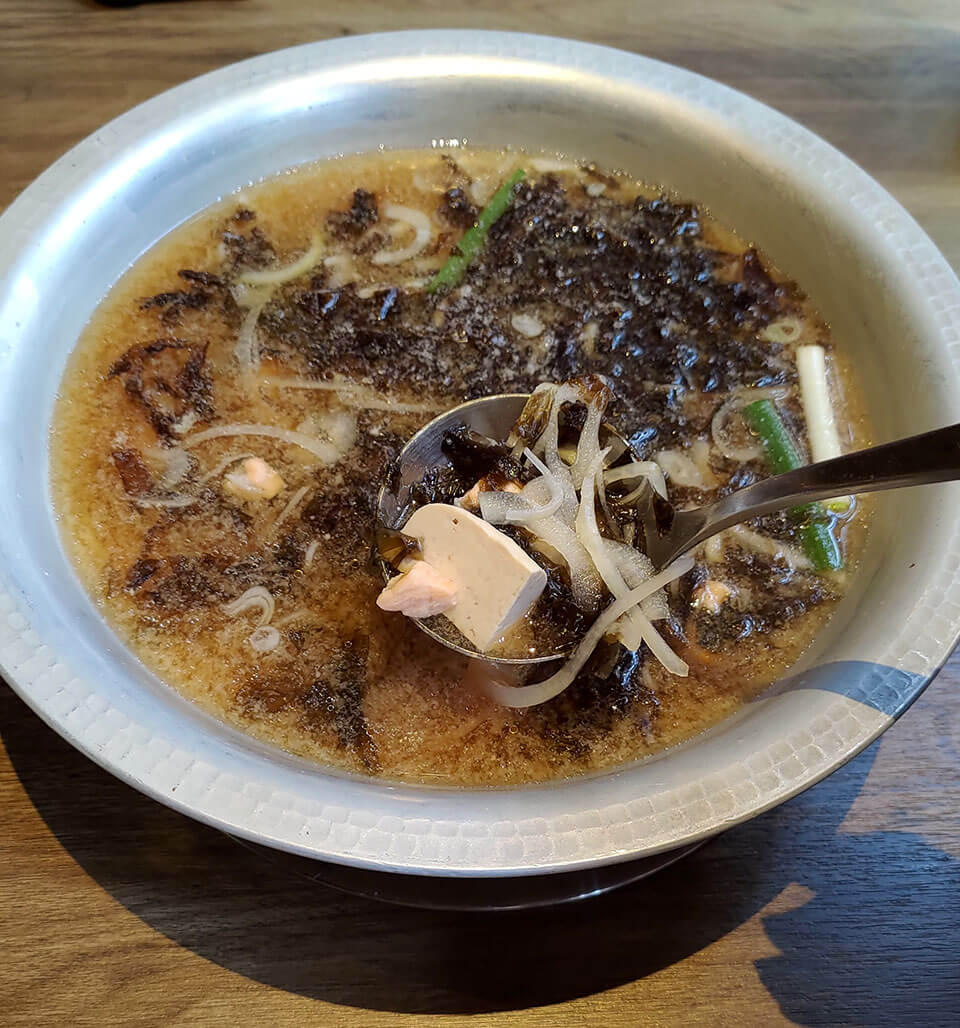 精燉湯品(紫菜鮭魚味噌湯)
